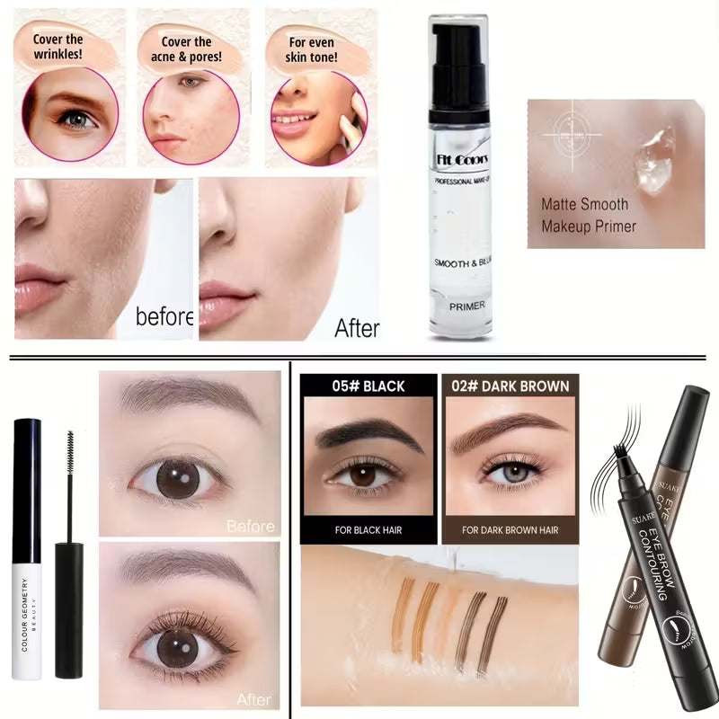 Luxury All-in-One Makeup Kit – Complete Beauty Set for Glam Perfection